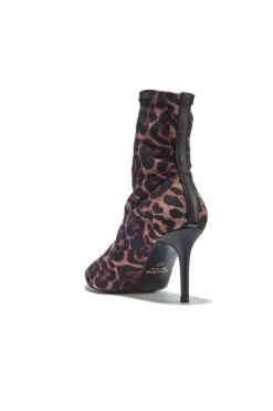 Ava Leopard Stretch Sock Boot -Opal & Oak Store 05fd0cc5bb1550e70277b620512224b12f0e7fa1