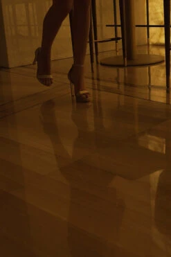 Serene Gold Leather Barely There Platform Heels -Opal & Oak Store 0b6c6e67edae9a300e14250535fd423ba94f4ffe