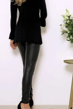 Black Leather Look Premium Leggings -Opal & Oak Store 23b0d1a2197def9e55f160e1bb8355b2b9d62b22 1