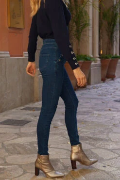 Indigo Blue Button Pocket Skinny Jeans 11 Indigo Blue Button Pocket Skinny Jeans -Opal & Oak Store 2ce42c00b4749500db9c0e11f56b61b39b9650b3