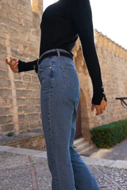 Mid Blue Straight Leg Jeans 13 Mid Blue Straight Leg Jeans -Opal & Oak Store 3a48bb99018be76952a0f7f17383df9a52858f5f 1