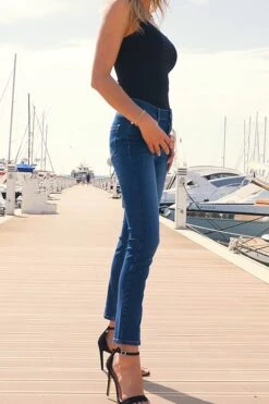 Dark Indigo Super Stretch Slim Leg Jeans 11 Dark Indigo Super Stretch Slim Leg Jeans -Opal & Oak Store 44cb59be6c02898325b4cd821149c0c18d9315f1