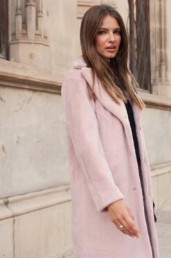 Soft Pink Super Cosy Faux Fur Coat -Opal & Oak Store 526ae67652b78b4ee13b79868d2e5a649a744a33