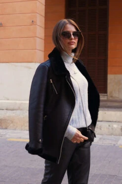 Black Faux Shearling Belted Biker Jacket 15 Black Faux Shearling Belted Biker Jacket -Opal & Oak Store 6b8ed8cbaad6ce69f719f4290209c5606b6bfb01