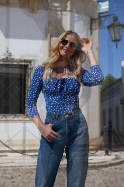 Mid Blue Denim Girlfriend Jeans -Opal & Oak Store 7f39b48d22529f626e0a105fedb5f1bcdf40ee76