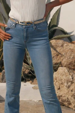 Light Wash Blue Kick Flare Jeans -Opal & Oak Store 9a6dd112676ecfacde5f9ea60cfa5fc96e931ad6