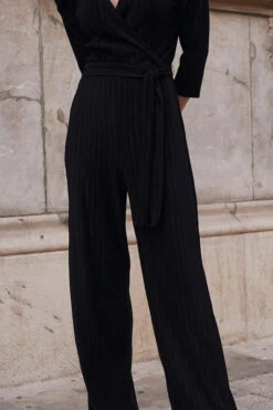 Black Plisse Wrap Front Jumpsuit 13 Black Plisse Wrap Front Jumpsuit -Opal & Oak Store a12ae1c0b07872b1462c67fd68c152f0024dfdc8