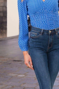 Mid Blue Sculpting Skinny Jeans -Opal & Oak Store a575db7d6523372b63a67acbb999ebf4b2f55447