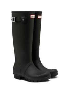 Hunter Original Black Tall Wellington Boots -Opal & Oak Store black 1