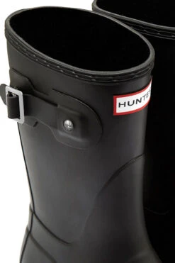 Hunter Original Black Short Wellington Boots -Opal & Oak Store black short 4