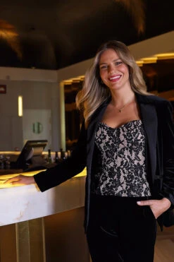 Black Luxury Velvet Blazer -Opal & Oak Store d4bf2fce686d79faf72080a59069c272cbd32eb6