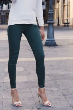 Khaki Green Perfect Jeggings -Opal & Oak Store e6fd5c28d7711b9442e7df867b8ce4fffac0e86b