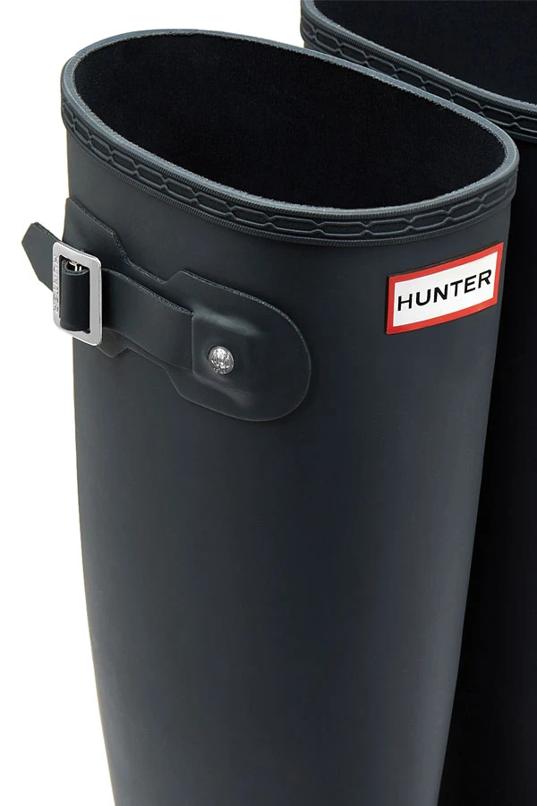 Hunter Original Navy Blue Tall Wellington Boots 9 Hunter Original Navy Blue Tall Wellington Boots - Image 9