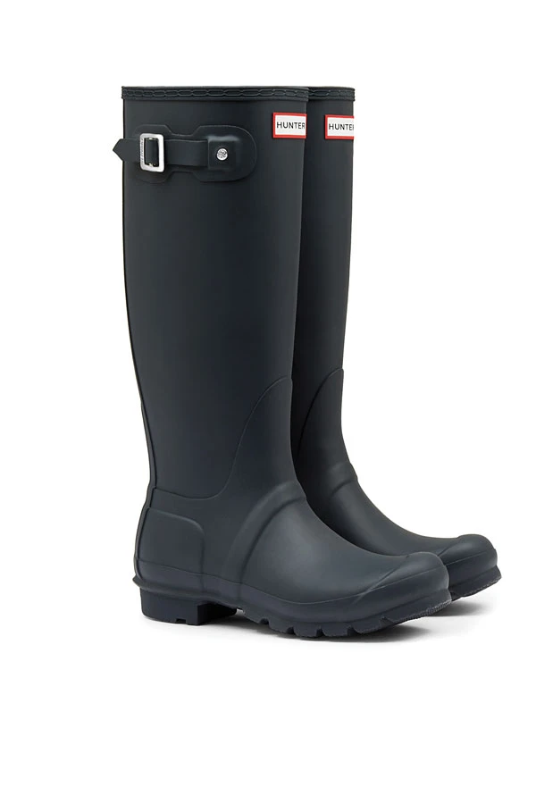 Hunter Original Navy Blue Tall Wellington Boots 6 Hunter Original Navy Blue Tall Wellington Boots - Image 6