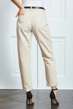 Ecru Girlfriend Jeans -Opal & Oak Store s107 girlfriend jean 037