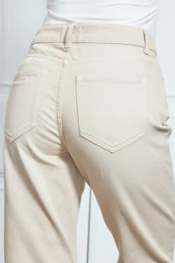 Ecru Girlfriend Jeans -Opal & Oak Store s107 girlfriend jean 058