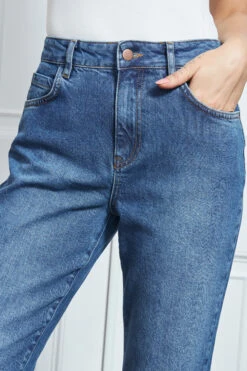 Indigo Blue Slim Leg Mom Jeans -Opal & Oak Store s16 s20bd004be0010 106 2