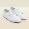 Superga 2750 Classic White Leather Trainers