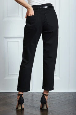 Black Girlfriend Jeans -Opal & Oak Store s23 s20bd008bk 060