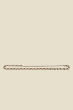 Gold Oval Chain Link Belt -Opal & Oak Store s23ac016mc c