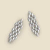 Silver Flat Chain Link Earrings