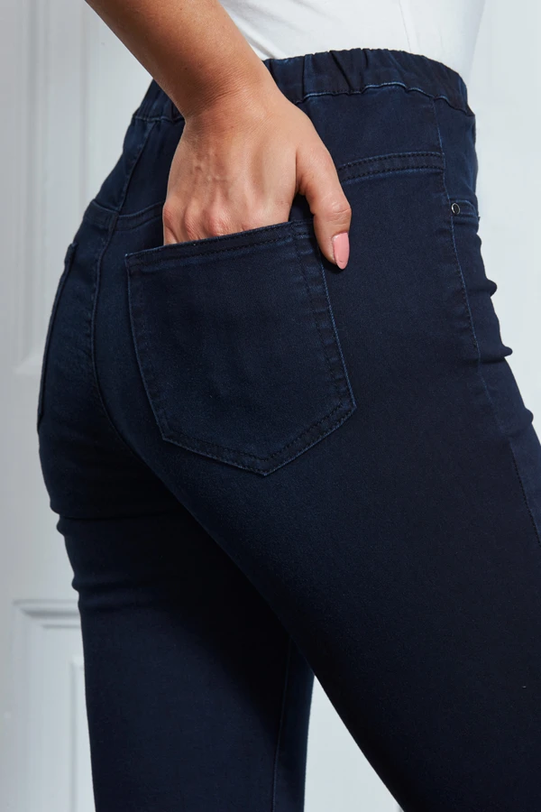 Dark Indigo Blue Perfect Jeggings 6 Dark Indigo Blue Perfect Jeggings - Image 6