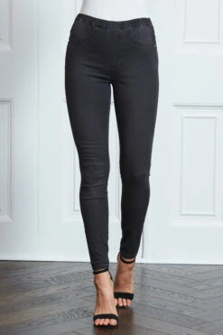 Charcoal Grey Perfect Jeggings -Opal & Oak Store s27 s21bd016gy 004