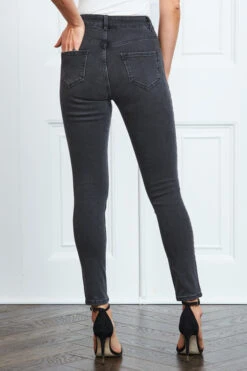 Charcoal Grey Perfect Skinny Jeans -Opal & Oak Store s3 s20bd002gy0001 033
