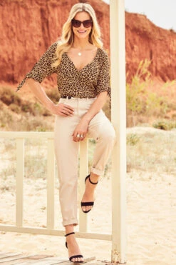 Ecru Girlfriend Jeans -Opal & Oak Store s40 s20bd008eu s21tw091 039