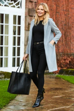 Black Patent Leather Shaped Heel Ankle Boot -Opal & Oak Store shot 14 s20ow022gy002 s20tk010bk0001 092 1