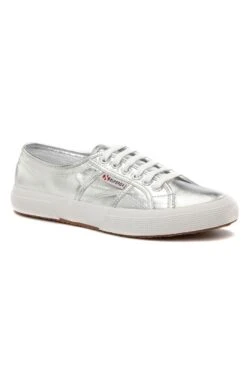 Superga 2750 Silver Metallic Trainers 12 Superga 2750 Silver Metallic Trainers -Opal & Oak Store superga silver 1 1