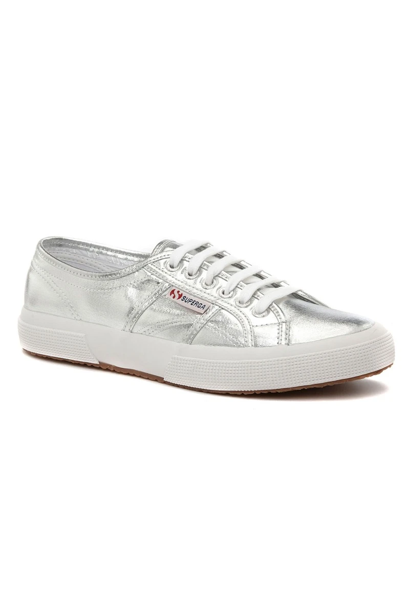 Superga 2750 Silver Metallic Trainers 5 Superga 2750 Silver Metallic Trainers - Image 5