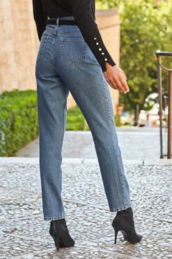 Mid Blue Straight Leg Jeans 10 Mid Blue Straight Leg Jeans -Opal & Oak Store web 81 a21bd100 111 1