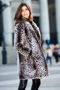 Cheetah Print Faux Fur Coat -Opal & Oak Store web 181010 sosandar madrid day 2 shot 30 038