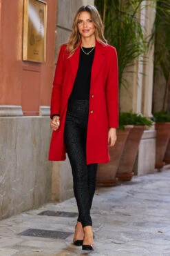 Black Textured Leopard Print Coated Skinny Jeans -Opal & Oak Store web 21 aow07rd00021 a0bd01bk00021 007 1