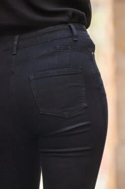 Black Sculpting Kick Flare Jeans -Opal & Oak Store web 2307 19 s23ow080iv0001 s23bd012bk0001 19 329