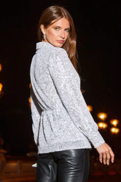 Winter White Sequin Tie Side Longline Shirt 9 Winter White Sequin Tie Side Longline Shirt -Opal & Oak Store web 2308 25 s23tw167wh0001 25 178 rt