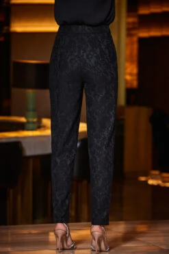 Black Premium Lace Detail Tuxedo Trousers -Opal & Oak Store web 2309 53 s23bw003bk0001 s23ow034bk0001 53 325 1