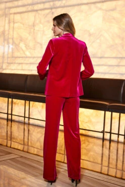 Raspberry Pink Velvet Blazer -Opal & Oak Store web 2309 67 a23bw018pk0026 a23ow051pk0026 67 137