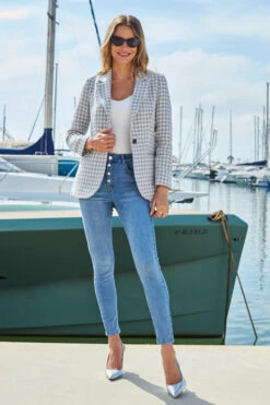 Light Wash Button Front Skinny Jeans -Opal & Oak Store web 36 s22ow999gy0014 202 1