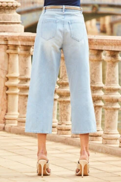 Light Wash Denim Culotte Jeans 9 Light Wash Denim Culotte Jeans -Opal & Oak Store web 37 s22tj158be0001 s22bd020dm001w 093
