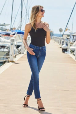 Dark Indigo Super Stretch Slim Leg Jeans