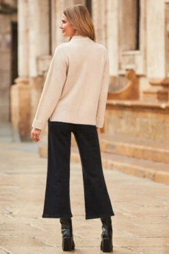 Cream Metallic Turtleneck Cable Detail Jumper 9 Cream Metallic Turtleneck Cable Detail Jumper -Opal & Oak Store web 50 a22bd022bk0001 a22tk560nl0003 222 1