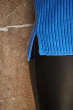 Bright Blue Zip Cuff Jumper -Opal & Oak Store web 52 a22bp001bk0001 a22tk421be0007 178