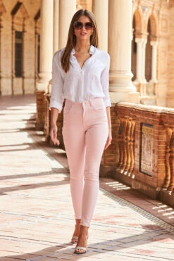 Soft Pink Perfect Skinny Jeans