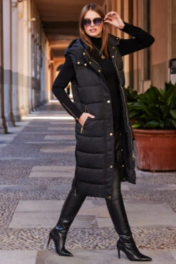 Black Roll Neck Rose Gold Zip Detail Jumper 11 Black Roll Neck Rose Gold Zip Detail Jumper -Opal & Oak Store web 84 a21ow075bk0001 a20tk008bk0001 087 1