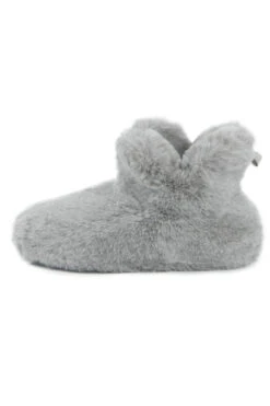 Grey Totes Faux Fur Boot Slippers -Opal & Oak Store web a23fw104gy0015 4