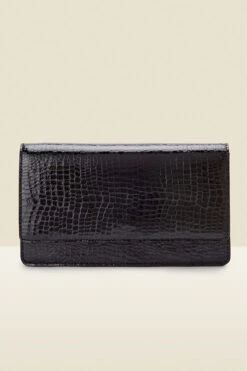 Black Snake Faux Leather Clutch Bag 9 Black Snake Faux Leather Clutch Bag -Opal & Oak Store web a21ac079 b rt
