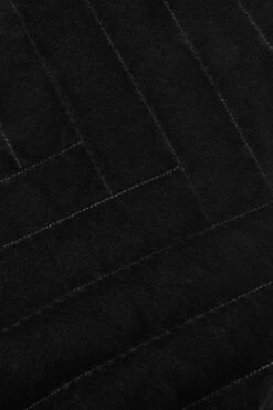 Black Soft Velvet Quilted Tassel Detail Cross Body Bag -Opal & Oak Store web a22ac009bk d