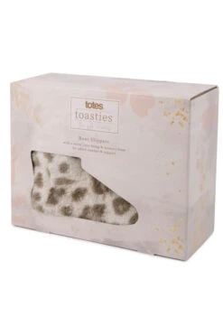 Natural Leopard Print Totes Faux Fur Boot Slippers -Opal & Oak Store web a23fw103nlbn01 7